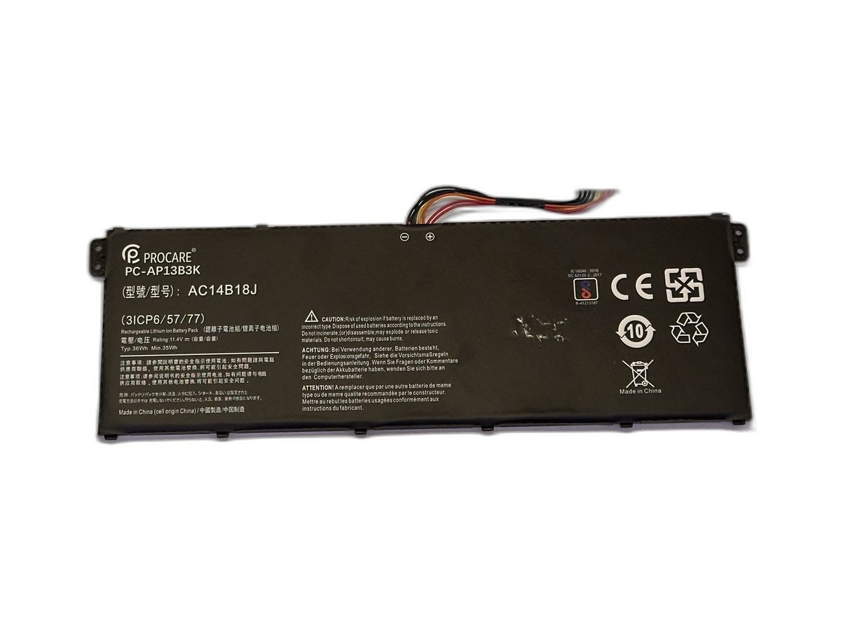 Acer Laptop Batteries For Acer Laptop Battery AC14B18J Replacement Part - Procare Nehru Place
