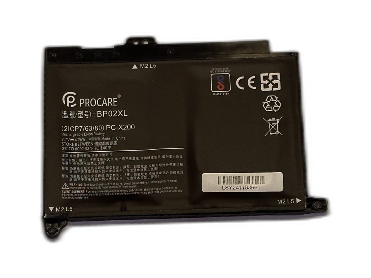 HP Laptop Batteries For HP Laptop Battery BP02XL Replacement Part - Procare Nehru Place