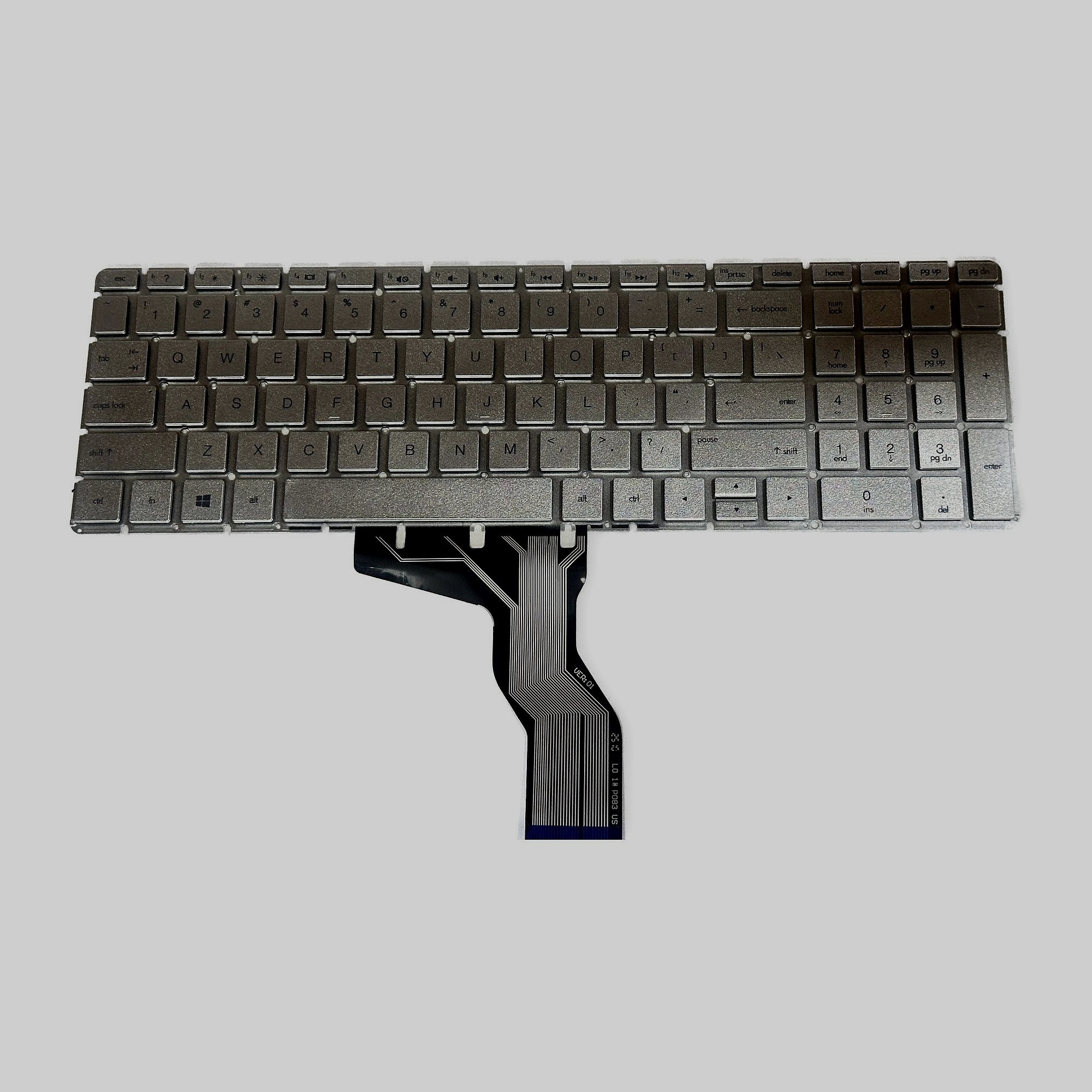 HP Laptop Keyboards For HP 15 BS SILVER Replacement Part - Procare Nehru Place